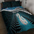 Personalised New Zealand Maori Quilt Bed Set Manaia Paua Shell Turquoise LT7 - Polynesian Pride