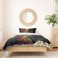 Personalized Papua New Guinea Bedding Set Kundu Drum Carving Motifs LT7 - Polynesian Pride