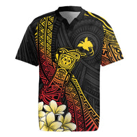 Personalized Papua New Guinea Rugby Jersey Kundu Drum Carving Motifs LT7 Black - Polynesian Pride