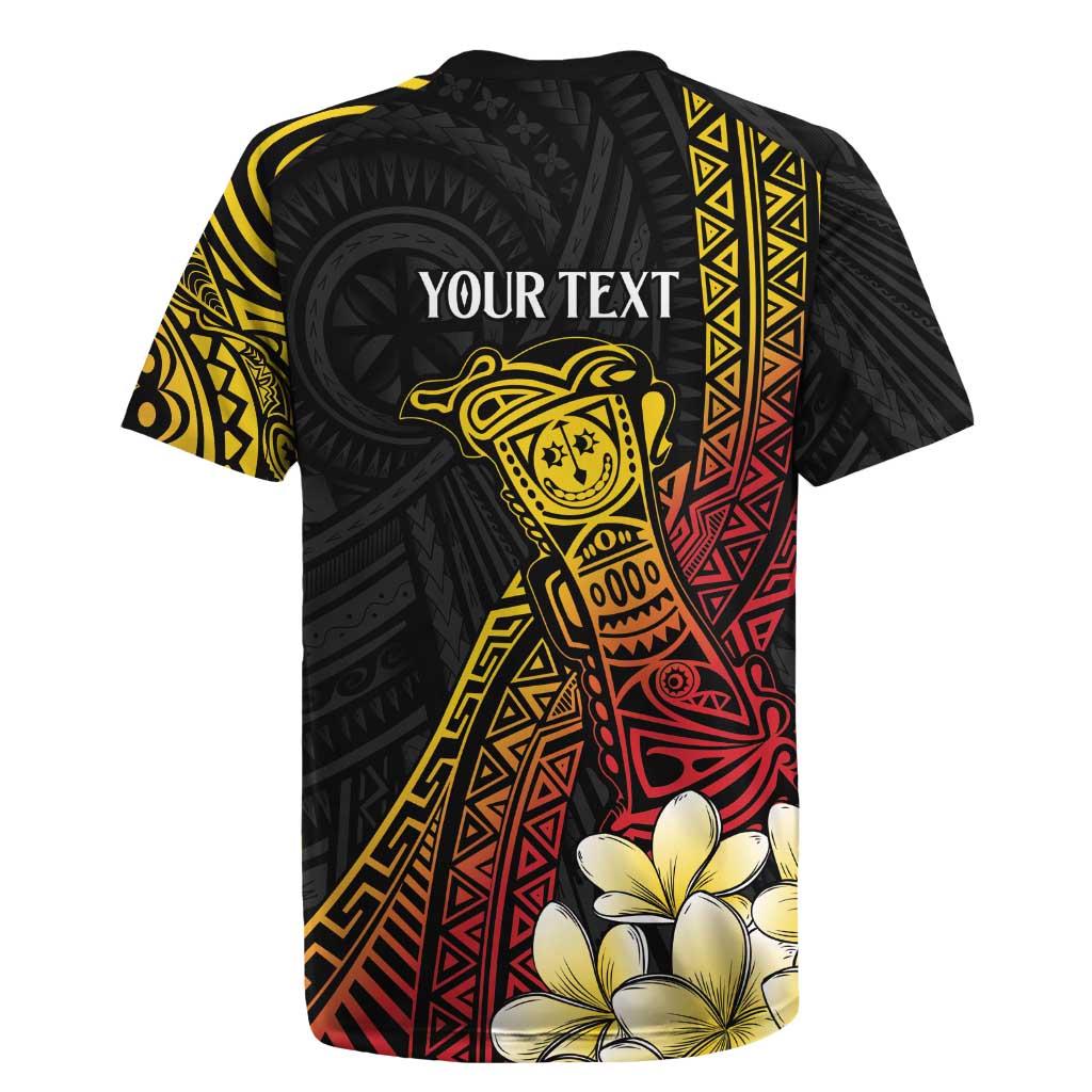 Personalized Papua New Guinea Rugby Jersey Kundu Drum Carving Motifs LT7 - Polynesian Pride