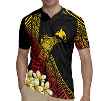 Personalized Papua New Guinea Rugby Jersey Kundu Drum Carving Motifs LT7 - Polynesian Pride