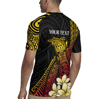 Personalized Papua New Guinea Rugby Jersey Kundu Drum Carving Motifs LT7 - Polynesian Pride