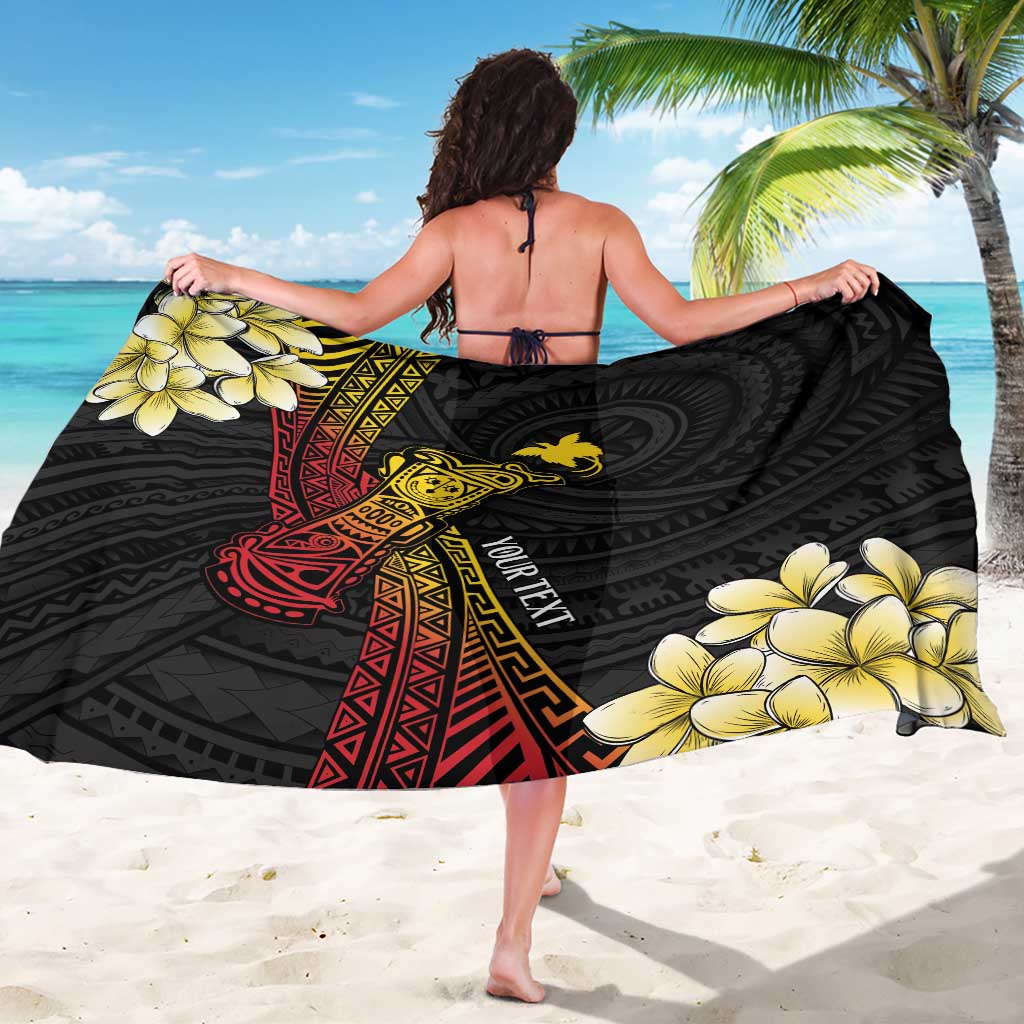 Personalized Papua New Guinea Sarong Kundu Drum Carving Motifs LT7 - Polynesian Pride
