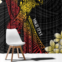 Personalized Papua New Guinea Window Curtain Kundu Drum Carving Motifs LT7 - Polynesian Pride