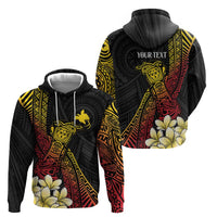 Personalized Papua New Guinea Zip Hoodie Kundu Drum Carving Motifs LT7 - Polynesian Pride