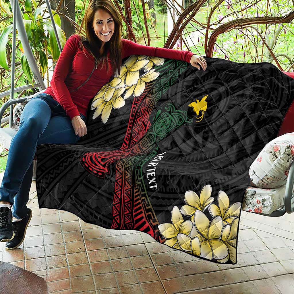 Personalized Papua New Guinea Quilt Kundu Drum Motifs - Sepik Colors LT7 - Polynesian Pride
