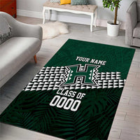 Hawaii Rainbow Warriors Alumni Custom Area Rug Kanaka Arrows Tropical Vibes LT7 - Polynesian Pride