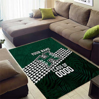 Hawaii Rainbow Warriors Alumni Custom Area Rug Kanaka Arrows Tropical Vibes LT7 - Polynesian Pride