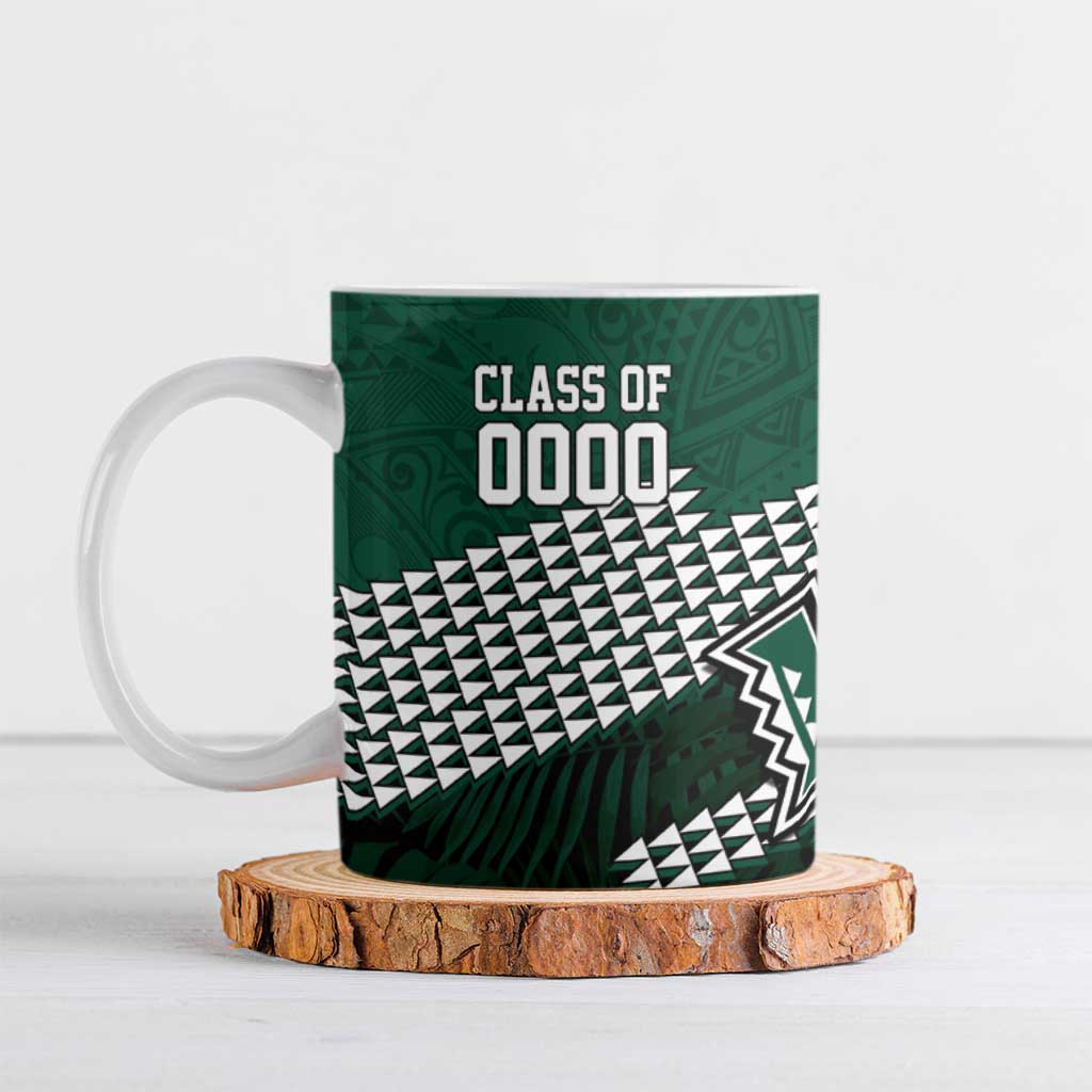 Hawaii Rainbow Warriors Alumni Custom Ceramic Mug Kanaka Arrows Tropical Vibes LT7 Green - Polynesian Pride