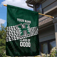 Hawaii Rainbow Warriors Alumni Custom Garden Flag Kanaka Arrows Tropical Vibes LT7 - Polynesian Pride