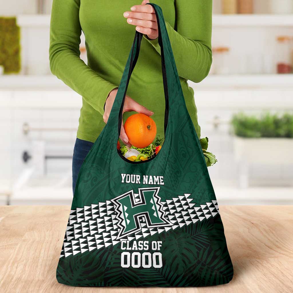 Hawaii Rainbow Warriors Alumni Custom Grocery Bag Kanaka Arrows Tropical Vibes LT7 - Polynesian Pride