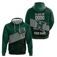 Hawaii Rainbow Warriors Alumni Custom Hoodie Kanaka Arrows Tropical Vibes LT7 - Polynesian Pride