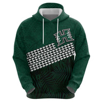 Hawaii Rainbow Warriors Alumni Custom Hoodie Kanaka Arrows Tropical Vibes LT7 - Polynesian Pride