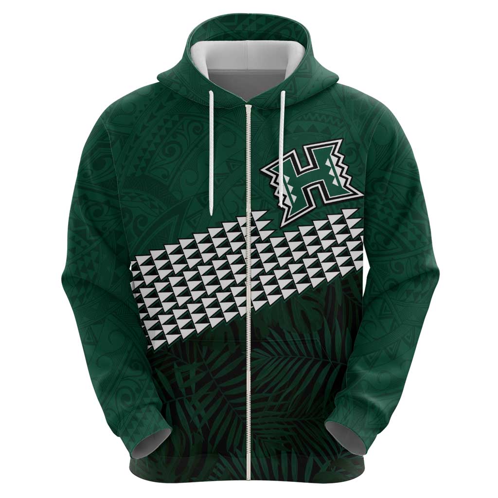 Hawaii Rainbow Warriors Alumni Custom Hoodie Kanaka Arrows Tropical Vibes LT7 - Polynesian Pride