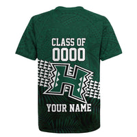 Hawaii Rainbow Warriors Alumni Custom Rugby Jersey Kanaka Arrows Tropical Vibes LT7 - Polynesian Pride