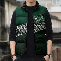 Hawaii Rainbow Warriors Alumni Custom Sleeveless Puffer Jacket Kanaka Arrows Tropical Vibes LT7 - Polynesian Pride