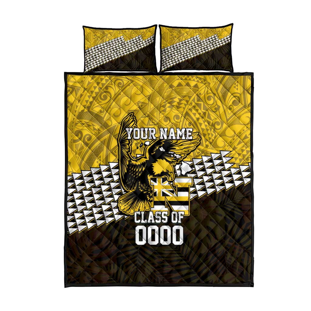 Hawaii Nanakuli High Alumni Custom Quilt Bed Set Kanaka Arrows Tropical Vibes LT7 - Polynesian Pride