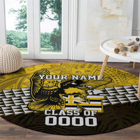 Hawaii Nanakuli High Alumni Custom Round Carpet Kanaka Arrows Tropical Vibes LT7 - Polynesian Pride