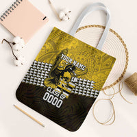 Hawaii Nanakuli High Alumni Custom Tote Bag Kanaka Arrows Tropical Vibes LT7 White Strap One Size Yellow Black - Polynesian Pride
