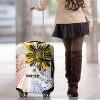 Philippines Independence Day Luggage Cover Eagle Mix Filipino Flag Tribal Style LT7 - Polynesian Pride