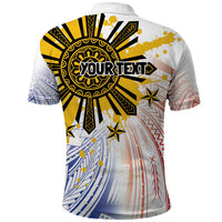 Philippines Independence Day Polo Shirt Eagle Mix Filipino Flag Tribal Style LT7 - Polynesian Pride