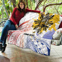 Philippines Independence Day Quilt Eagle Mix Filipino Flag Tribal Style LT7 - Polynesian Pride