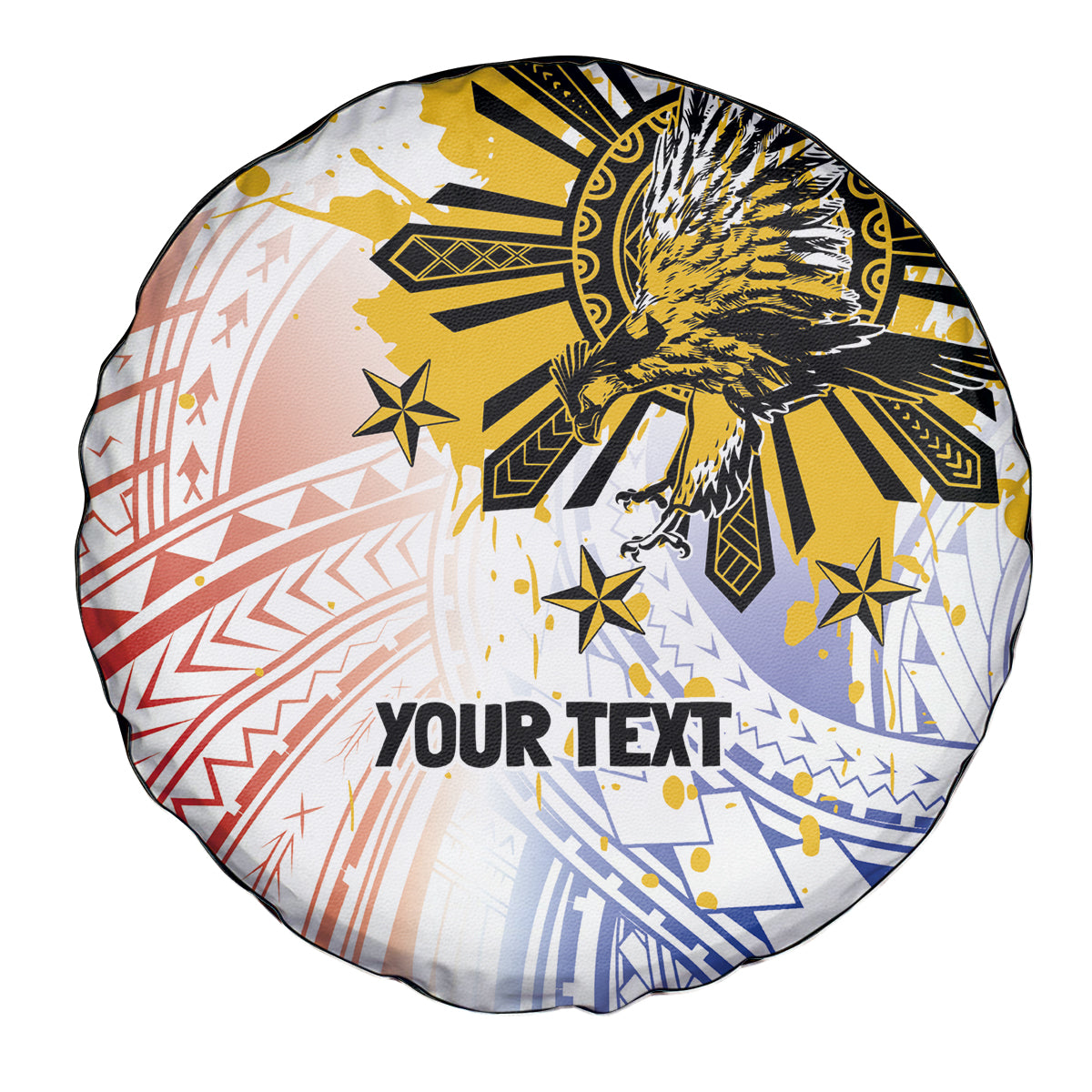 Philippines Independence Day Spare Tire Cover Eagle Mix Filipino Flag Tribal Style LT7 - Polynesian Pride