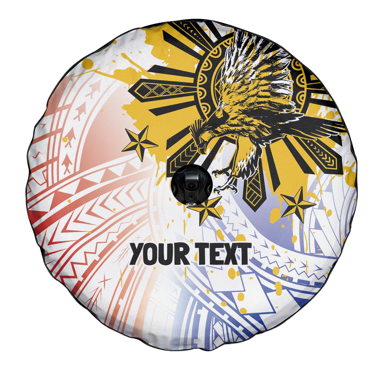 Philippines Independence Day Spare Tire Cover Eagle Mix Filipino Flag Tribal Style LT7 - Polynesian Pride