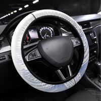 Philippines Independence Day Steering Wheel Cover Eagle Mix Filipino Flag Tribal Style LT7 Universal Fit White - Polynesian Pride