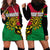 Personalised Vanuatu Hoodie Dress Mix Aboriginal Dot Art LT7 - Polynesian Pride