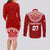 Personalised Tonga Rugby Couples Matching Long Sleeve Bodycon Dress and Long Sleeve Button Shirts Mate Ma'a Tonga Champions LT7 - Polynesian Pride