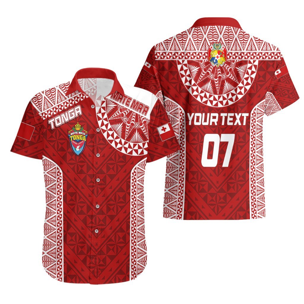 Personalised Tonga Rugby Hawaiian Shirt Mate Ma'a Tonga Champions LT7 - Polynesian Pride