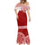 Personalised Tonga Rugby Mermaid Dress Ikale Tahi Champions World Cup 2023 LT7 - Polynesian Pride