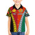 Personalised Papua New Guinea Mix Penama Family Matching Long Sleeve Bodycon Dress and Hawaiian Shirt Tribal Patterns Half-Half Style LT7 Son's Shirt Colorful - Polynesian Pride