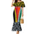 Personalised Papua New Guinea Mix Penama Family Matching Mermaid Dress and Hawaiian Shirt Tribal Patterns Half-Half Style LT7 Mom's Dress Colorful - Polynesian Pride