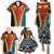 Personalised Papua New Guinea Mix Penama Family Matching Puletasi Dress and Hawaiian Shirt Tribal Patterns Half-Half Style LT7 - Polynesian Pride