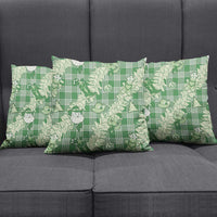 Green Palaka Hawaii Cowboy Christmas Pillow Cover Paniolo Mix Maile Lei LT7 - Polynesian Pride