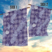 Purple Palaka Hawaii Cowboy Christmas Garden Flag Paniolo Mix Maile Lei LT7 - Polynesian Pride