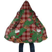 Red Palaka Hawaii Cowboy Christmas Cloak Paniolo Mix Maile Lei LT7 Unisex Red - Polynesian Pride