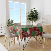 Red Palaka Hawaii Cowboy Christmas Tablecloth Paniolo Mix Maile Lei LT7 - Polynesian Pride