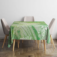 Tahiti Tiare Marble Glaze Tablecloth Spring Green LT7 - Polynesian Pride
