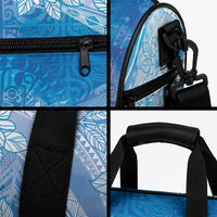 Tahiti Tiare Marble Glaze Duffle Bag Winter Blue LT7 - Polynesian Pride
