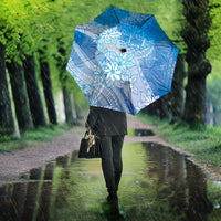 Tahiti Tiare Marble Glaze Umbrella Winter Blue LT7 - Polynesian Pride
