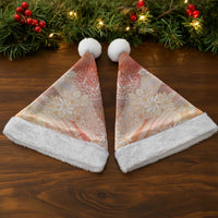 Tahiti Tiare Marble Glaze Christmas Santa Hat Autumn Red LT7 - Polynesian Pride