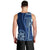 Samoa Siapo Motif Men Tank Top Classic Style - Bue Ver LT7 - Polynesian Pride