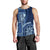 Samoa Siapo Motif Men Tank Top Classic Style - Bue Ver LT7 - Polynesian Pride