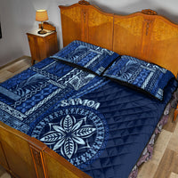 Samoa Siapo Motif Quilt Bed Set Classic Style - Bue Ver LT7 - Polynesian Pride