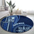 Samoa Siapo Motif Round Carpet Classic Style - Bue Ver LT7 - Polynesian Pride