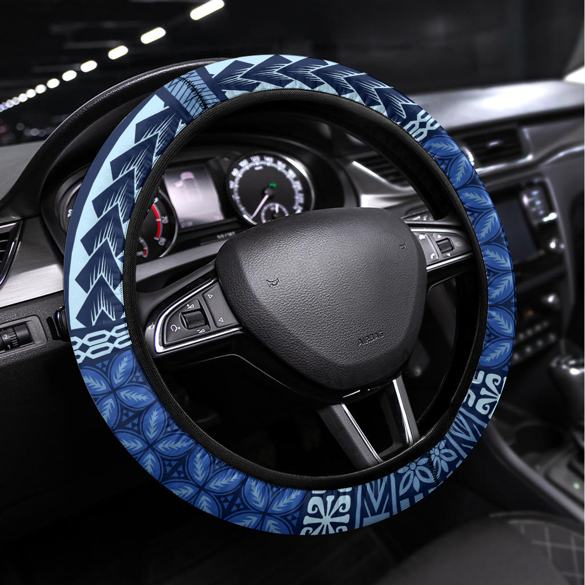 Samoa Siapo Motif Steering Wheel Cover Classic Style - Bue Ver