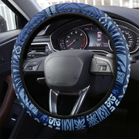 Samoa Siapo Motif Steering Wheel Cover Classic Style - Bue Ver LT7 - Polynesian Pride